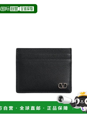 香港直邮VALENTINO 女士钱包 YP0V09UAG0NO CO 黑色 VLOGO签名小