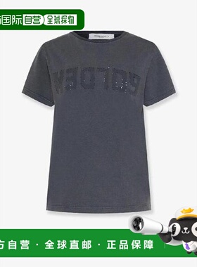韩国直邮GOLDEN GOOSE GOLDEN GOOSE DELUXE BRAND 压纹纯棉 T 恤