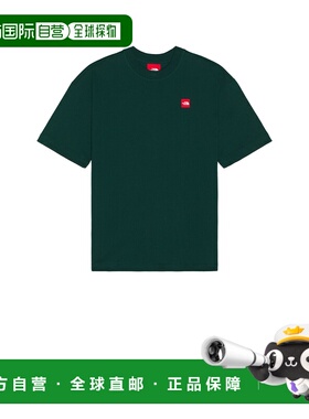 1h可退 香港直邮the north face 北面 男士 红色方形T恤 NF0A8EG5