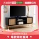 黑色 Shelf 天然藤条 Media safaviehZadie 金 Rattan Stand