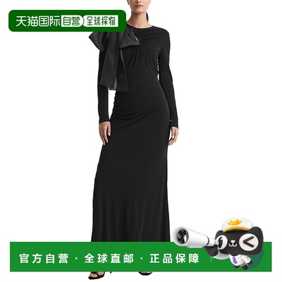 自营Reiss Savannah Dress - black 美国奥莱直发连衣裙长裙