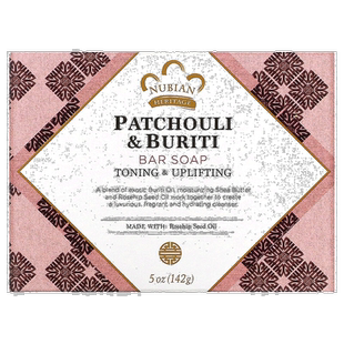 香港直邮nubian heritage广藿香与布荔蒂皂条142g乳木果天然正品