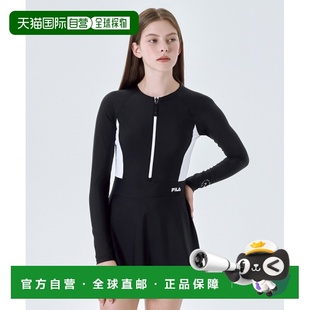 韩国直邮FILA 女士连体泳衣1100FS2SWG2454FBLK新款