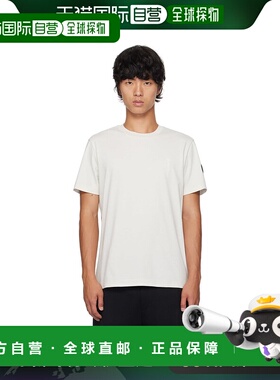 1h可退 香港直邮Moncler 盟可睐 男士 灰色水洗 T 恤 J20918C0001
