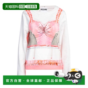 1h可退 香港直邮潮奢 Moschino 莫斯奇诺 女士 卫衣 red红色 舒适