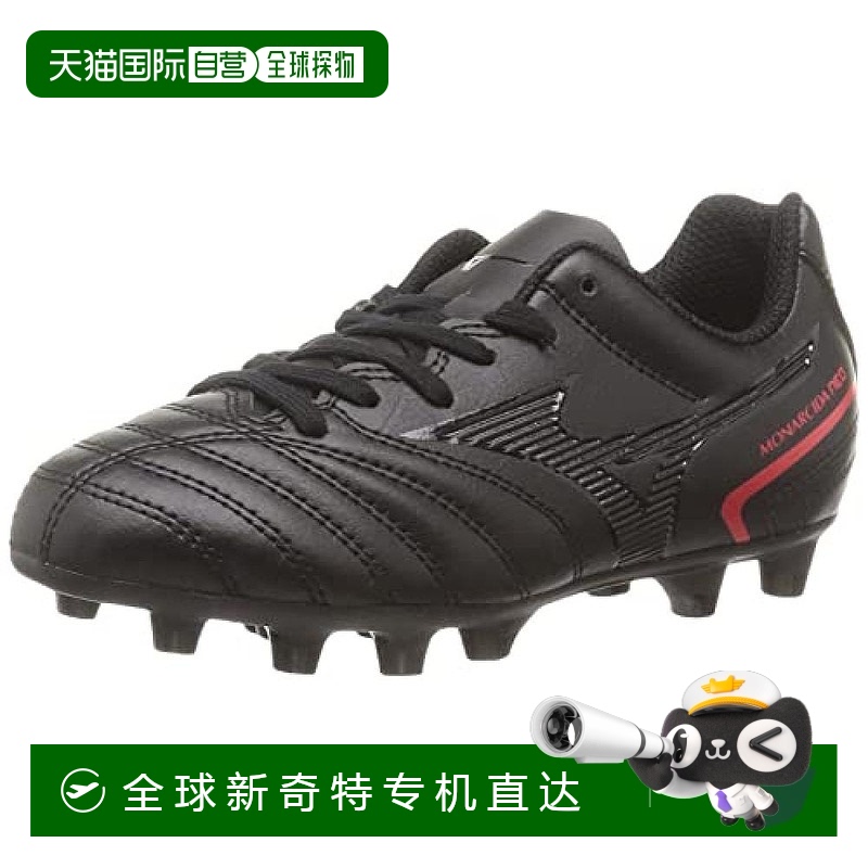【日本直邮】Mizuno美津浓 儿童运动鞋 纯黑 19cm 3E  P1GB2225