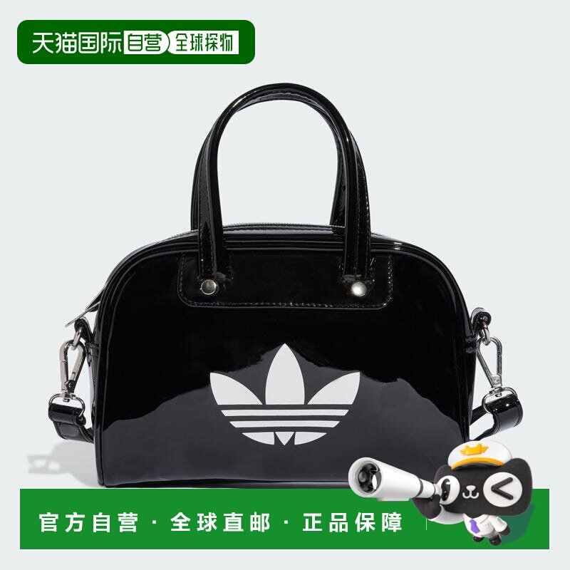 日本直邮Adidas/阿迪达斯闪亮的三叶草保龄球包手提包迷你男女同图片