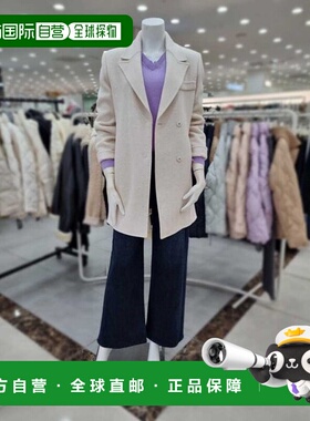 韩国直邮THE IZZAT 修身羊毛大衣式夹克外套 INAA0JK16610