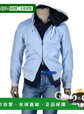 自营 Kired By Kiton Barwa羊绒双面夹克-蓝色，黑色 美国奥莱直