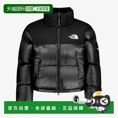 韩国直邮THE NORTH FACE北面徽标拼色时尚立领拉链羽绒服NJ1DR85J