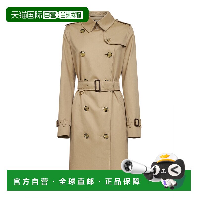 香港直邮BURBERRY 女士大衣 8117243A1366 SS2026 驼色 KENSINGTO - 实物图