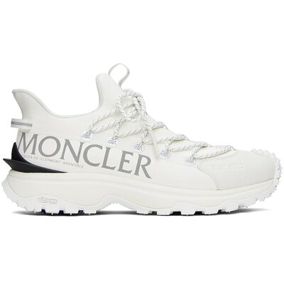 Moncler/盟可睐男士白色运动鞋