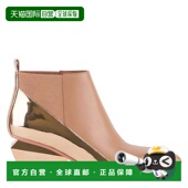 自营united 美国奥莱直发短靴女靴 意大利粘土 nudeJacky