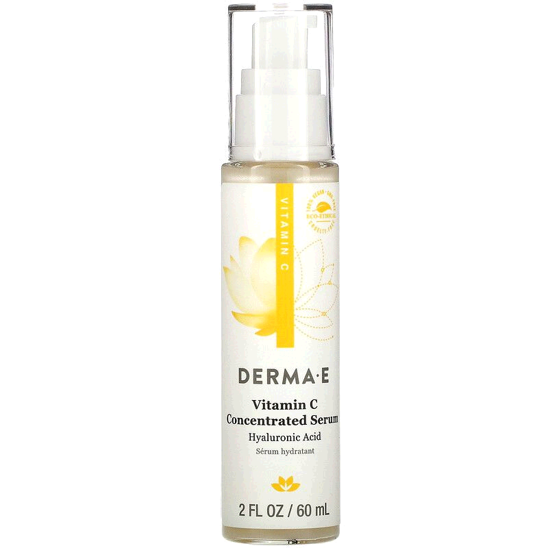 美国直邮Derma E德玛依精华保湿舒适滋养抗老提亮嫩肤不油腻60ml