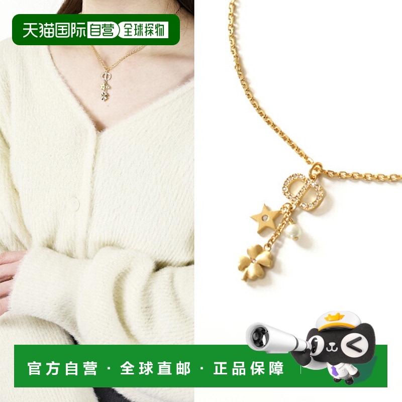 Gold/Crystal/Pearl Nacklace ձֱDior  Petit CD ˷  Petit CD ˷ N3128