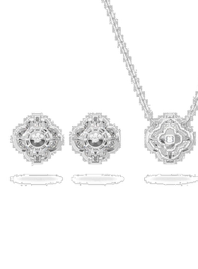 自营SWAROVSKI首饰套装5642929施华洛世奇日常简约吊坠七夕礼物