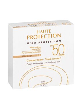 欧洲直邮Avene雅漾焕彩透亮遮瑕隔离粉饼底膏10g防护SPF50#Sabl