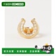 R453款 1h可退 7901 Leather 18K镀金马蹄戒指 日本直邮Bill Wall