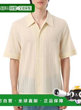 韩国直邮Sefr SUNEHAM 徽章象牙色短袖衬衫上衣
