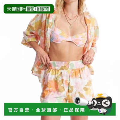 自营billabong所有好按钮向下顶部在Multi-Multi 美国奥莱直发