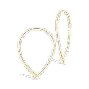 sterling foreverDelicate Threader 圈形耳环-金色 - 金色 【美