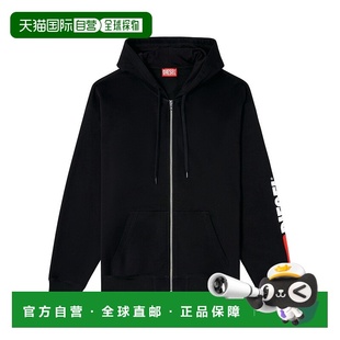 A200220GEAD9XX 卫衣 SS2026 黑色 Hood 香港直邮DIESEL Logo 男士