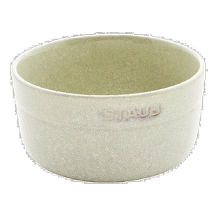 自营 Staub 陶瓷餐具 4 件 5 英寸麦片碗套装 - 白松露 美国奥莱