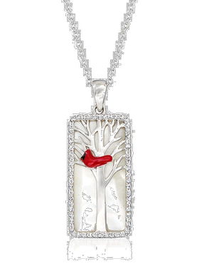 自营Ross-Simons 珍珠母贝和 . 925 纯银彩色珐琅白色托帕石红衣