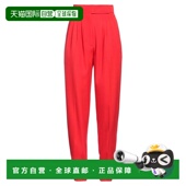 香港直邮潮奢 red红色 Burberry 女士 1h可退 长裤 巴宝莉 正装 舒