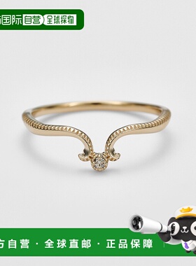 1h可退 日本直邮agete 阿卡朵 女士 K5钻石戒指 独特平衡设计 日