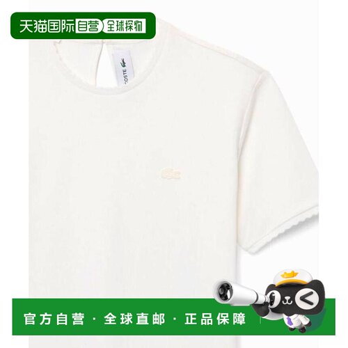 日本直邮LACOSTE 荷叶边设计 荷叶边设计 甜美风 短袖T恤