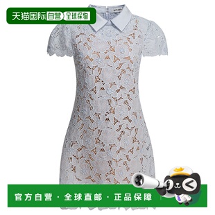 凸纹花边蕾丝连衣裙 女士 RS26171SBLBLUE Portrait 香港直邮Self