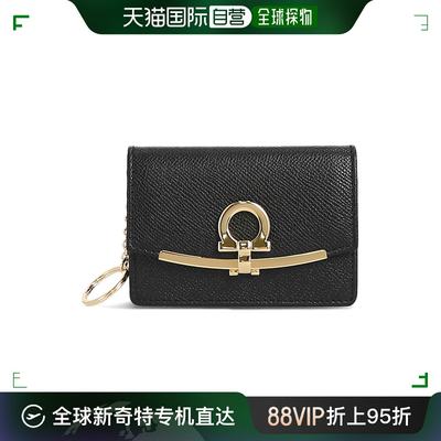 香港直邮SALVATORE FERRAGAMO 黑色女士短款钱夹 22-D198-683350