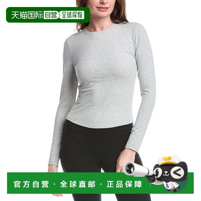 自营Sweaty Betty Essential Sculpt T-Shirt - grey 美国奥莱直