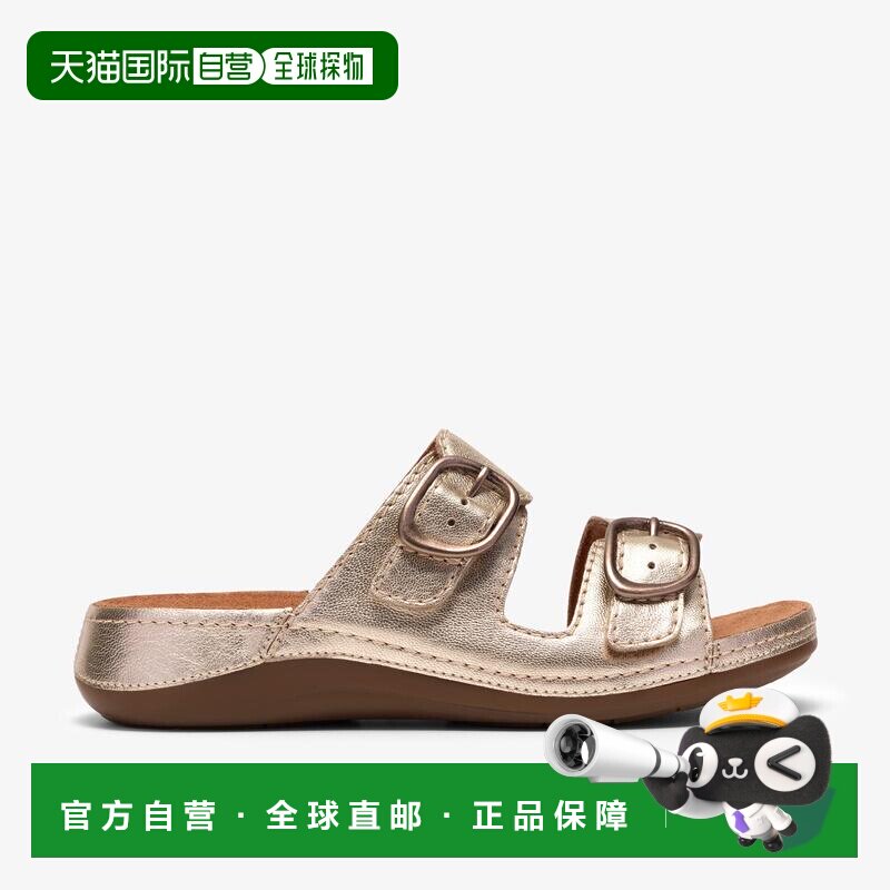 加拿大直邮Clarks Cecily Step 女士凉鞋与人字拖厚底图片