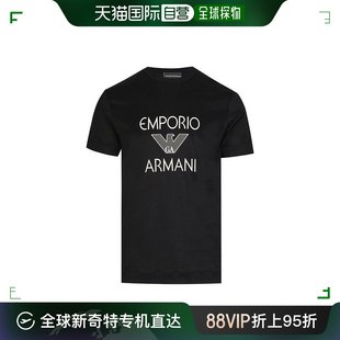 T恤棉质logo印花短袖 香港直邮Armani阿玛尼男士 简约3K1TAFJUVZ