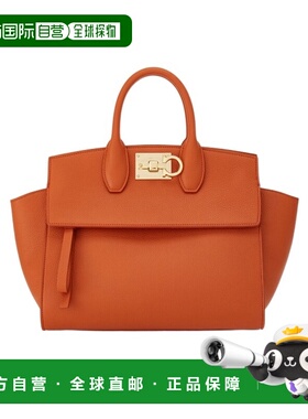 香港直邮Salvatore Ferragamo Studio Soft 徽标单肩包 214493