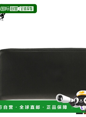 日本直邮SONNE 男士圆形拉链长钱包Schaf 长钱包黑色/棕色SOS001A