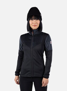 Rossignol 女士 Diretta 全拉链羊毛衫（黑色）RLNWL0220000L