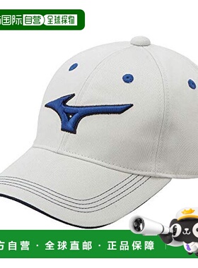 【日本直邮】Mizuno美津浓户外高尔夫鸭舌帽男式白色56-60cm 52MW