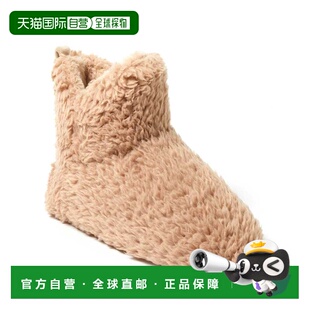 自营Dearfoams Women's Chelsea Shaggy Pile Bootie Fuzzy House