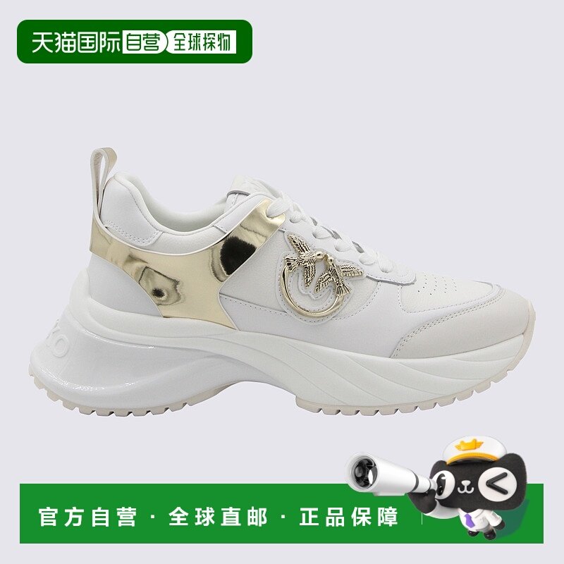 香港直邮潮奢 Pinko 品高 女士 ARIEL 镜面效果嵌片运动鞋 SS0027