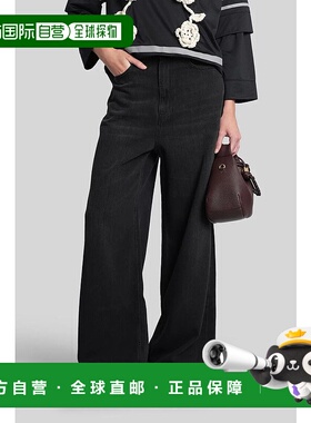 香港直邮GANNI 女士牛仔裤 429007J1853 AW2025 黑色 Ganni Jeans