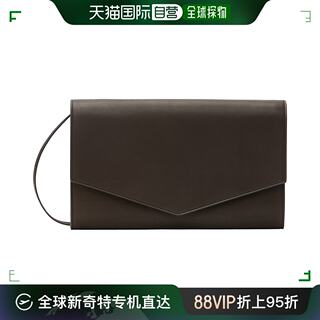 香港直邮潮奢 The Row 女士 棕色大号 Envelope 单肩包 W1599L114