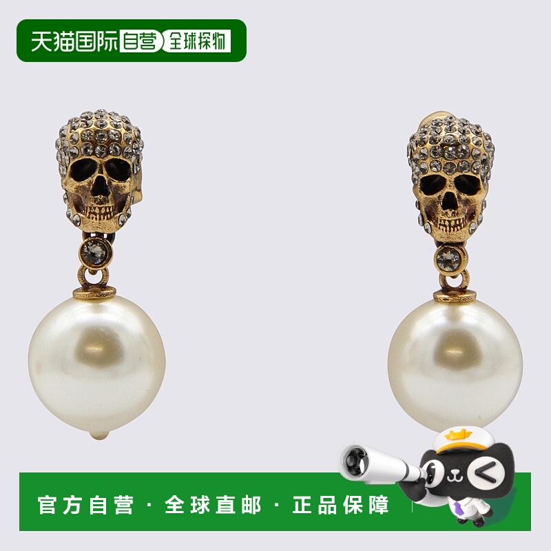 1h可退 香港直邮ALEXANDER MCQUEEN 女士耳饰 734746I170A2375 AW