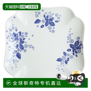 餐盘骨瓷家用餐具 WEDGWOOD威基伍德靛蓝草莓系列中式