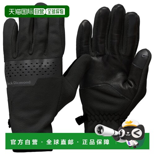 1h可退 欧洲直邮BLACK DIAMOND 男士手套 2026432BLACK CO 黑色