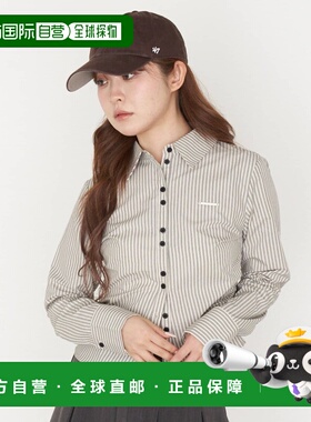 1h可退 日本直邮Ray Cassin 女装 胸前刺绣 宽松腰长衬衫 RCN1061