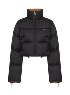 PRADA 女士夹克 29D0561WQ8OOOF0002 AW2025 黑色 长袖棉服