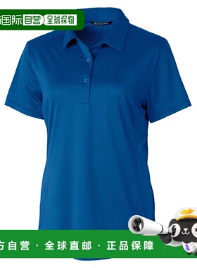 自营 cutter & buckCutter&Buck Prospect纹理弹力女式短袖翻领衬